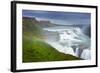 Gullfoss - Golden Waterfall-Catharina Lux-Framed Photographic Print