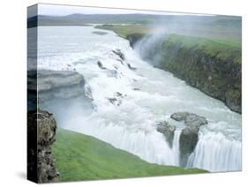 Gullfoss, or Golden Waterfall, Gullfoss, Iceland-Pearl Bucknell-Stretched Canvas