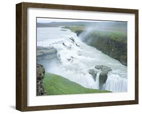 Gullfoss, or Golden Waterfall, Gullfoss, Iceland-Pearl Bucknell-Framed Photographic Print