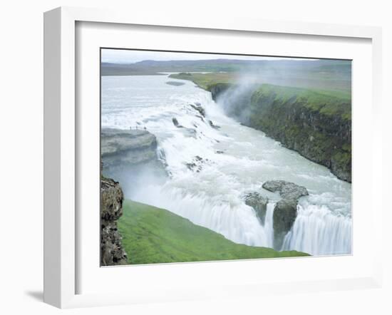 Gullfoss, or Golden Waterfall, Gullfoss, Iceland-Pearl Bucknell-Framed Photographic Print