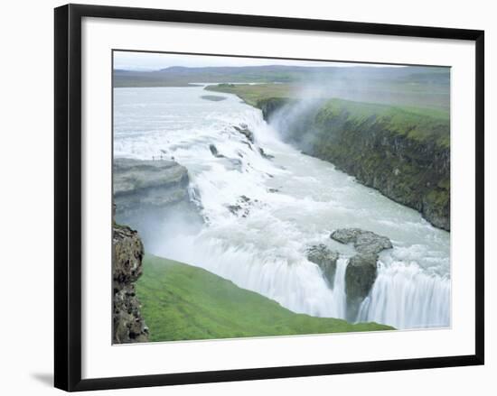 Gullfoss, or Golden Waterfall, Gullfoss, Iceland-Pearl Bucknell-Framed Photographic Print