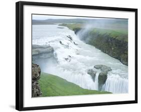 Gullfoss, or Golden Waterfall, Gullfoss, Iceland-Pearl Bucknell-Framed Photographic Print