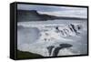 Gullfoss Waterfall, Golden Circle, Iceland, Polar Regions-Yadid Levy-Framed Stretched Canvas