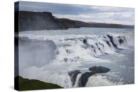 Gullfoss Waterfall, Golden Circle, Iceland, Polar Regions-Yadid Levy-Stretched Canvas