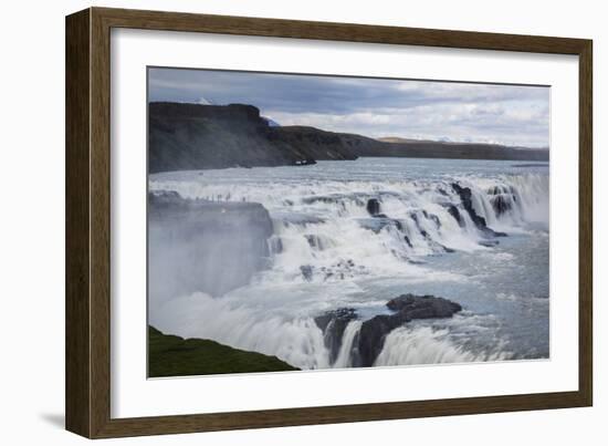 Gullfoss Waterfall, Golden Circle, Iceland, Polar Regions-Yadid Levy-Framed Photographic Print