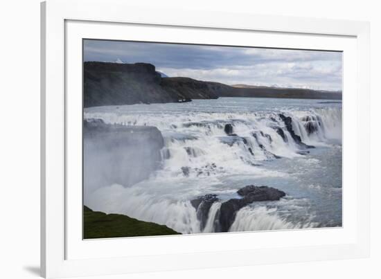 Gullfoss Waterfall, Golden Circle, Iceland, Polar Regions-Yadid Levy-Framed Photographic Print