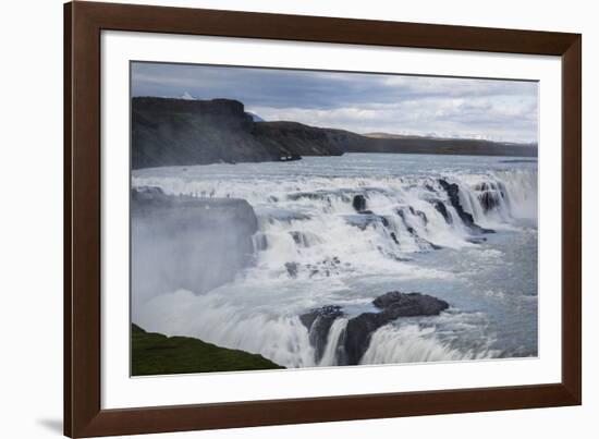 Gullfoss Waterfall, Golden Circle, Iceland, Polar Regions-Yadid Levy-Framed Photographic Print