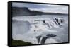 Gullfoss Waterfall, Golden Circle, Iceland, Polar Regions-Yadid Levy-Framed Stretched Canvas