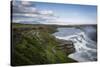 Gullfoss Waterfall, Golden Circle, Iceland, Polar Regions-Yadid Levy-Stretched Canvas