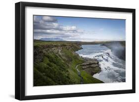 Gullfoss Waterfall, Golden Circle, Iceland, Polar Regions-Yadid Levy-Framed Photographic Print