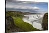 Gullfoss Waterfall, Golden Circle, Iceland, Polar Regions-Yadid Levy-Stretched Canvas