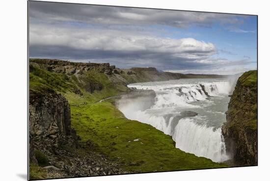 Gullfoss Waterfall, Golden Circle, Iceland, Polar Regions-Yadid Levy-Mounted Photographic Print