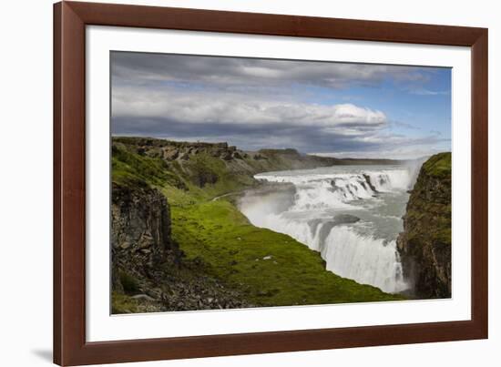 Gullfoss Waterfall, Golden Circle, Iceland, Polar Regions-Yadid Levy-Framed Photographic Print