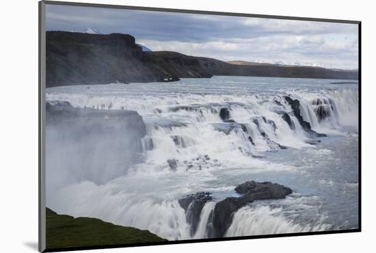 Gullfoss Waterfall, Golden Circle, Iceland, Polar Regions-Yadid Levy-Mounted Photographic Print