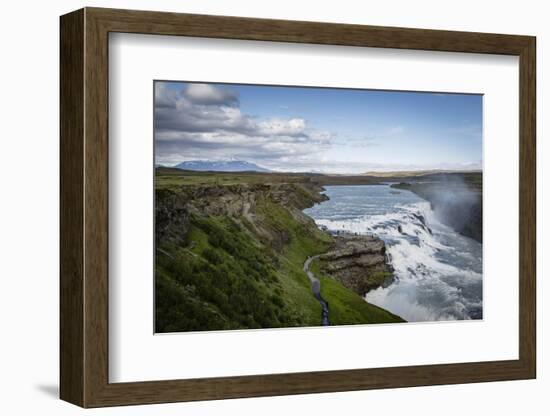 Gullfoss Waterfall, Golden Circle, Iceland, Polar Regions-Yadid Levy-Framed Photographic Print