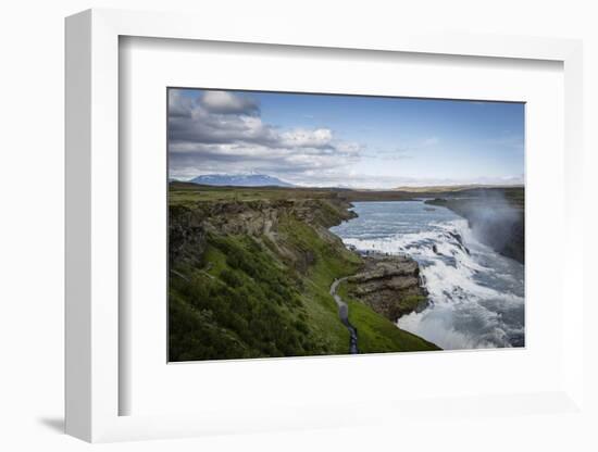 Gullfoss Waterfall, Golden Circle, Iceland, Polar Regions-Yadid Levy-Framed Photographic Print