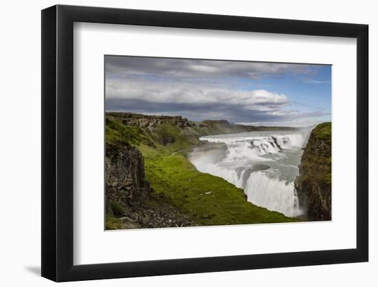 Gullfoss Waterfall, Golden Circle, Iceland, Polar Regions-Yadid Levy-Framed Photographic Print