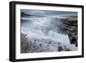 Gullfoss Waterfall, (Golden Falls), Iceland-null-Framed Photographic Print