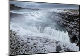 Gullfoss Waterfall, (Golden Falls), Iceland-null-Mounted Photographic Print