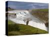 Gullfoss Waterfall, Iceland, Polar Regions-null-Stretched Canvas