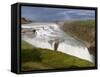 Gullfoss Waterfall, Iceland, Polar Regions-null-Framed Stretched Canvas