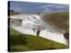 Gullfoss Waterfall, Iceland, Polar Regions-null-Stretched Canvas