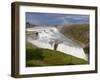 Gullfoss Waterfall, Iceland, Polar Regions-null-Framed Photographic Print