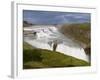 Gullfoss Waterfall, Iceland, Polar Regions-null-Framed Photographic Print