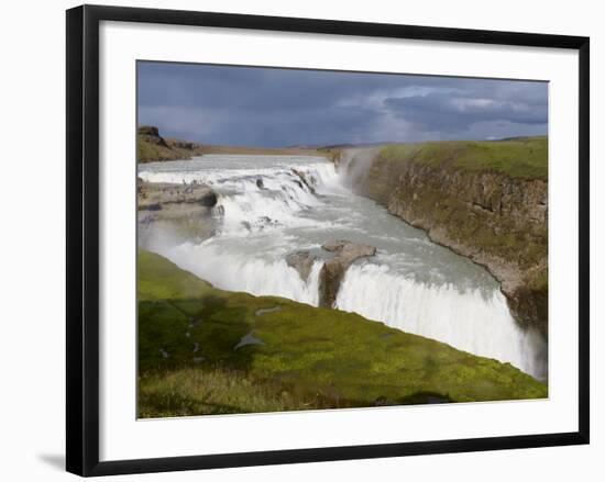 Gullfoss Waterfall, Iceland, Polar Regions-null-Framed Photographic Print