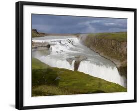 Gullfoss Waterfall, Iceland, Polar Regions-null-Framed Photographic Print
