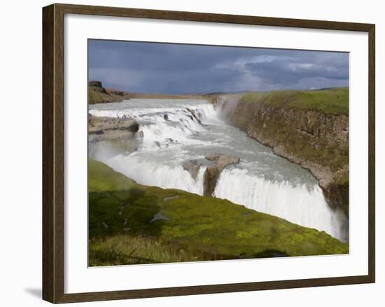 Gullfoss Waterfall, Iceland, Polar Regions-null-Framed Photographic Print