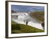 Gullfoss Waterfall, Iceland, Polar Regions-null-Framed Photographic Print