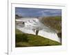 Gullfoss Waterfall, Iceland, Polar Regions-null-Framed Photographic Print