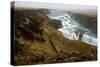 Gullfoss waterfall, Iceland, Polar Regions-null-Stretched Canvas