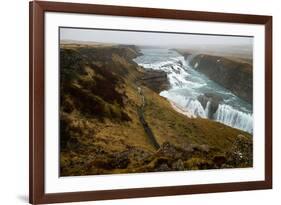 Gullfoss waterfall, Iceland, Polar Regions-null-Framed Photographic Print