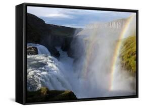 Gullfoss Waterfall, Iceland-Paul Souders-Framed Stretched Canvas