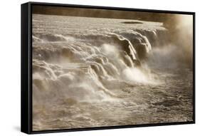 Gullfoss Waterfall, Iceland-Paul Souders-Framed Stretched Canvas