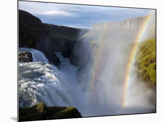 Gullfoss Waterfall, Iceland-Paul Souders-Mounted Photographic Print