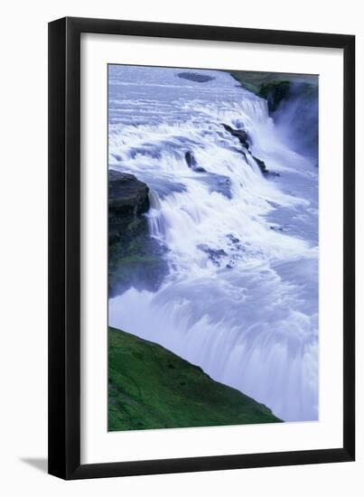 Gullfoss Waterfall in Iceland-Paul Souders-Framed Photographic Print