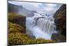 Gullfoss. Waterfall Located in the Canyon of Hvita River in Southwest Iceland.-Thomas Lusth-Mounted Photographic Print