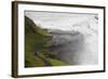 Gullfoss Waterfall on the River Hvita, Iceland, Polar Regions-Christian Kober-Framed Photographic Print