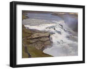 Gullfoss Waterfalls, Iceland, Polar Regions-Pitamitz Sergio-Framed Photographic Print