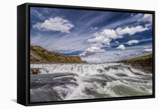 Gullfoss Waterfalls, Iceland-null-Framed Stretched Canvas