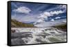 Gullfoss Waterfalls, Iceland-null-Framed Stretched Canvas