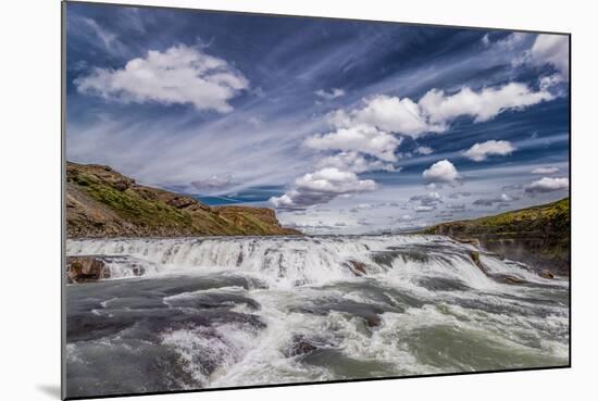 Gullfoss Waterfalls, Iceland-null-Mounted Photographic Print