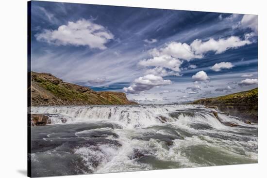 Gullfoss Waterfalls, Iceland-null-Stretched Canvas