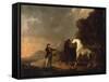 Gulliver addressing the Houyhnhnms-Sawrey Gilpin-Framed Stretched Canvas