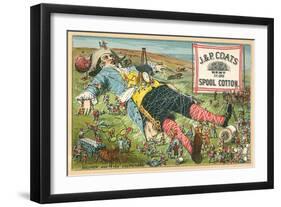 Gulliver and the Lilliputians-null-Framed Art Print