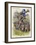 Gulliver, Appointed General, Sets Out to Exterminate the Enemies of the Lilliputians-null-Framed Giclee Print