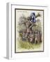 Gulliver, Appointed General, Sets Out to Exterminate the Enemies of the Lilliputians-null-Framed Giclee Print